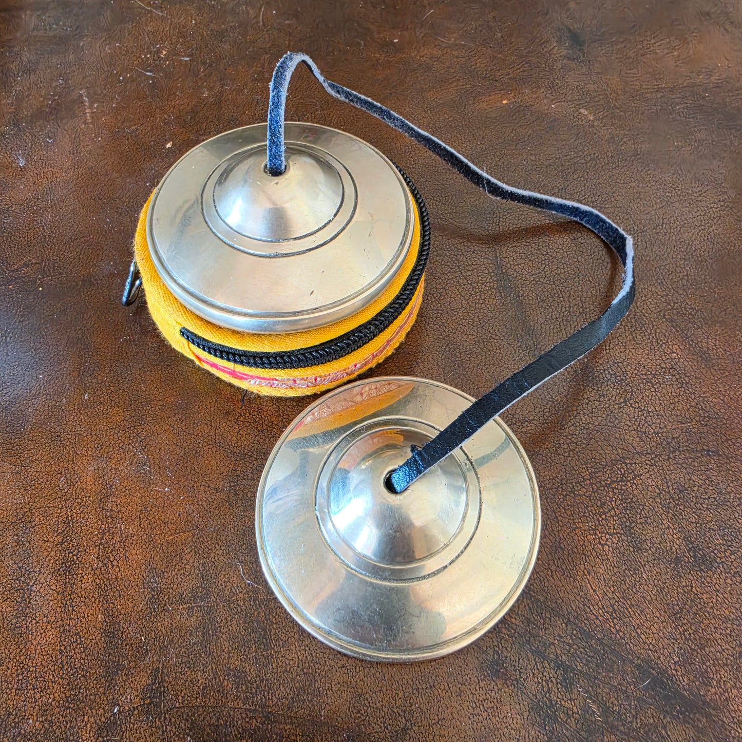 2.75" Tibetan Tingsha Bells – Handcrafted in Nepal (Plain Finish)
