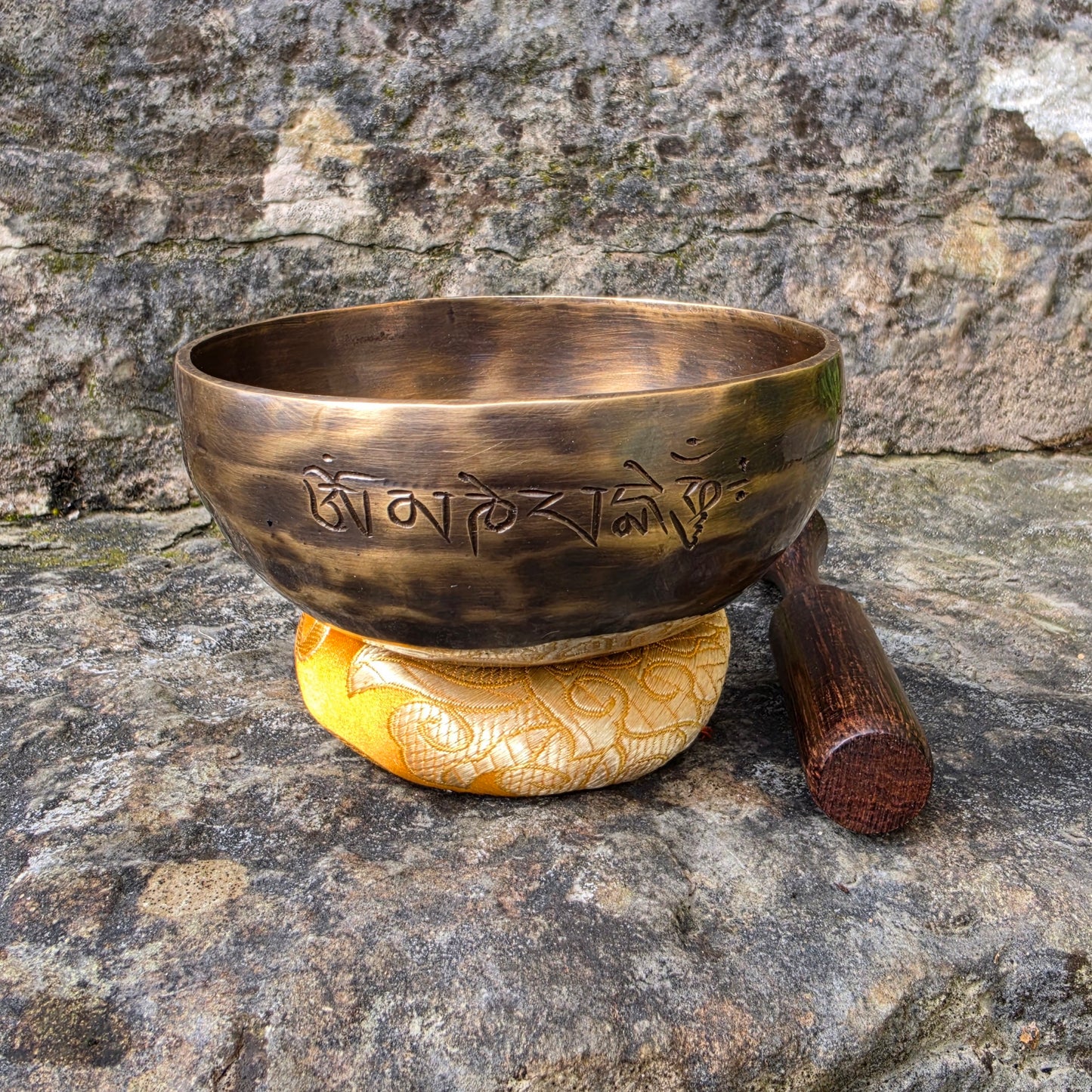 4" Full Moon Tibetan Singing Bowl – Handcrafted in Nepal | Meditation & Sound Healing