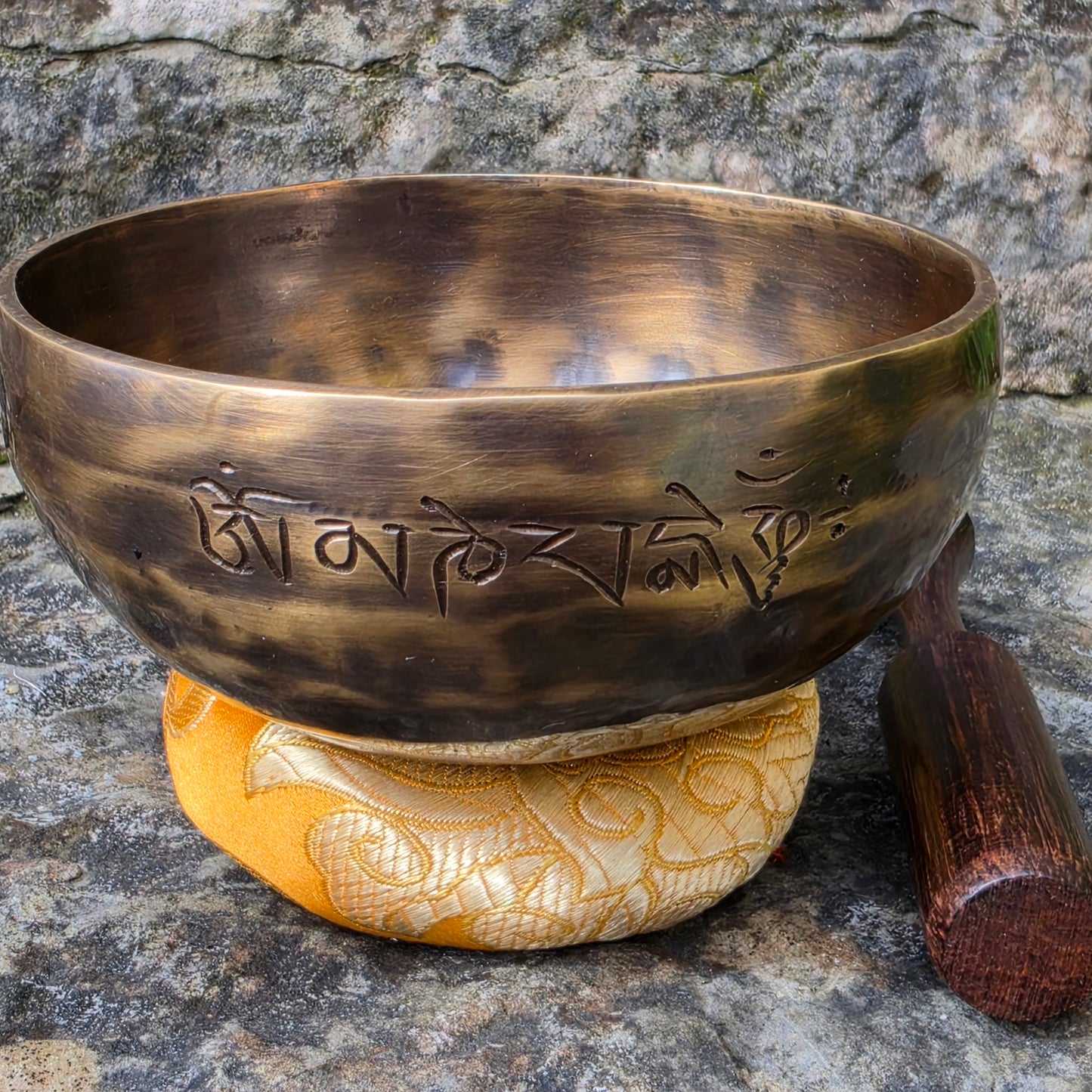 4" Full Moon Tibetan Singing Bowl – Handcrafted in Nepal | Meditation & Sound Healing