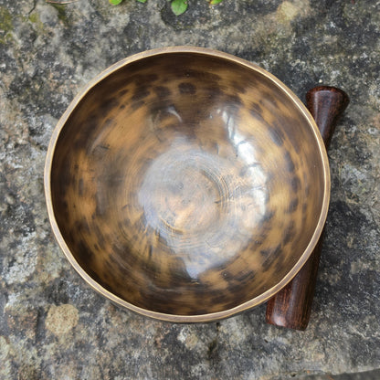 4" Full Moon Tibetan Singing Bowl – Handcrafted in Nepal | Meditation & Sound Healing
