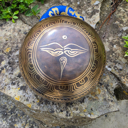 6” Om Tibetan Singing Bowl