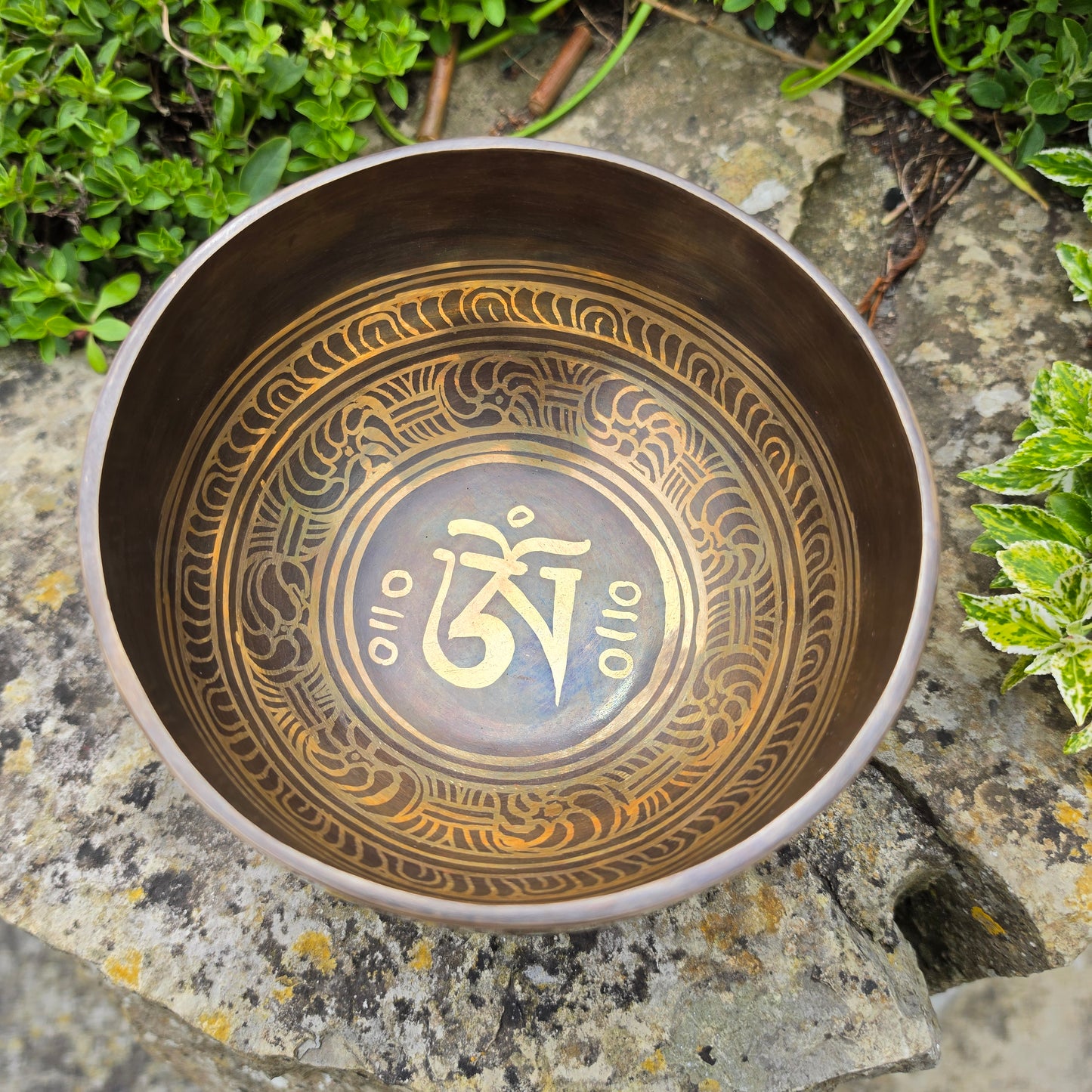 6” Om Tibetan Singing Bowl