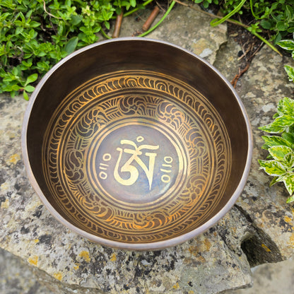 6” Om Tibetan Singing Bowl