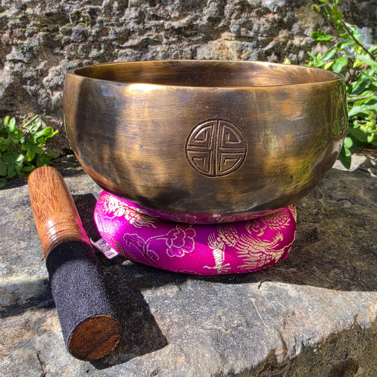 5″ Full Moon Tibetan Singing Bowl – Handcrafted in Nepal