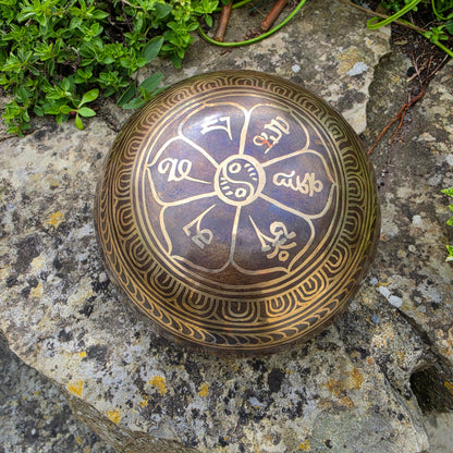 6” Om Mani Padme Hum Tibetan Singing Bowl