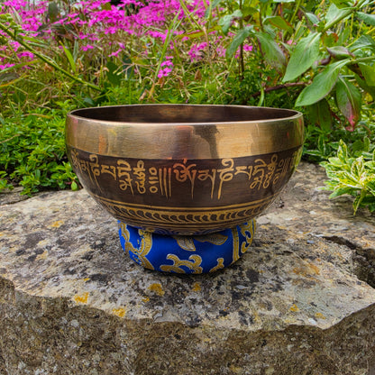 6” Om Mani Padme Hum Tibetan Singing Bowl